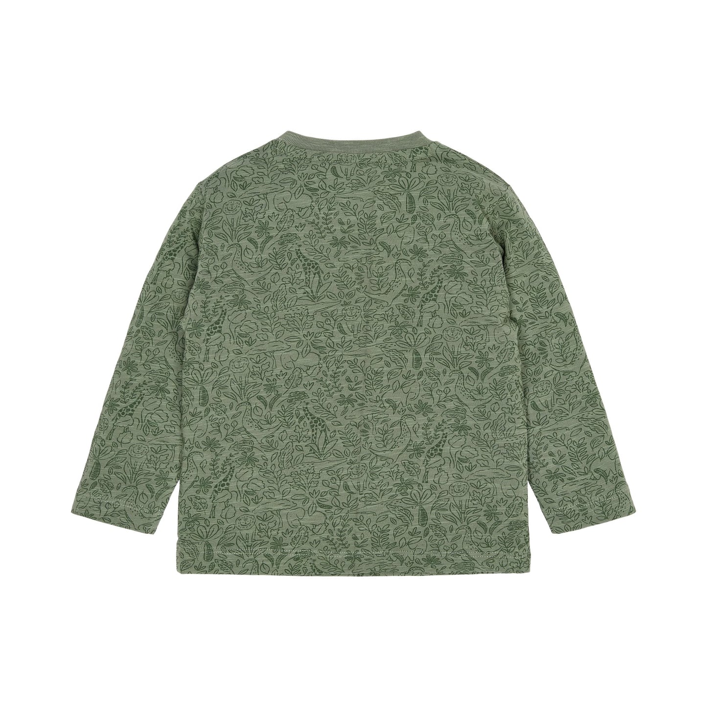 T-shirt lange mouw "Safari Dreams Green"