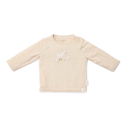 T-shirt lange mouw Sand Little Goose