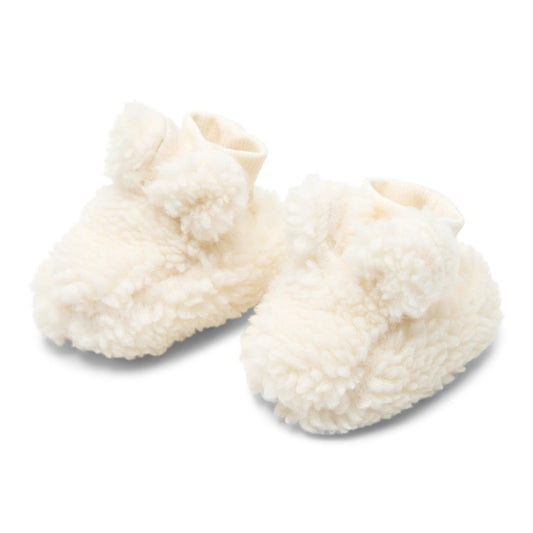 Teddy slofjes wit