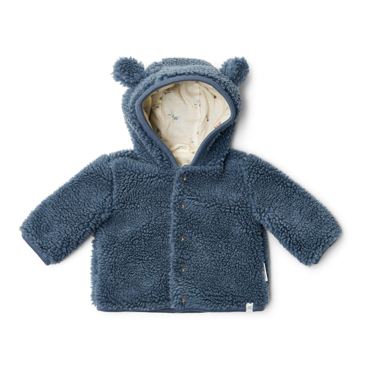 Teddy jasje blauw