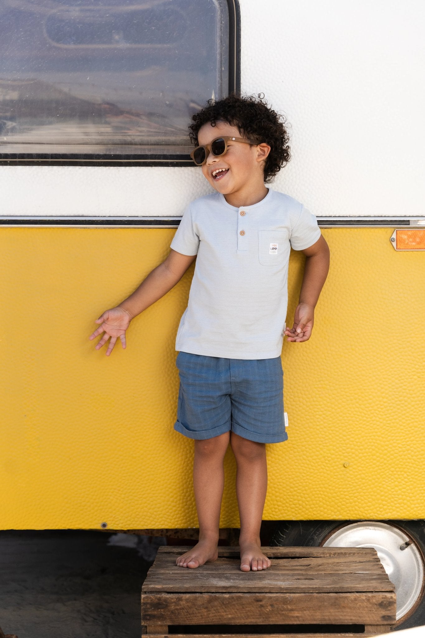 Short Indigo