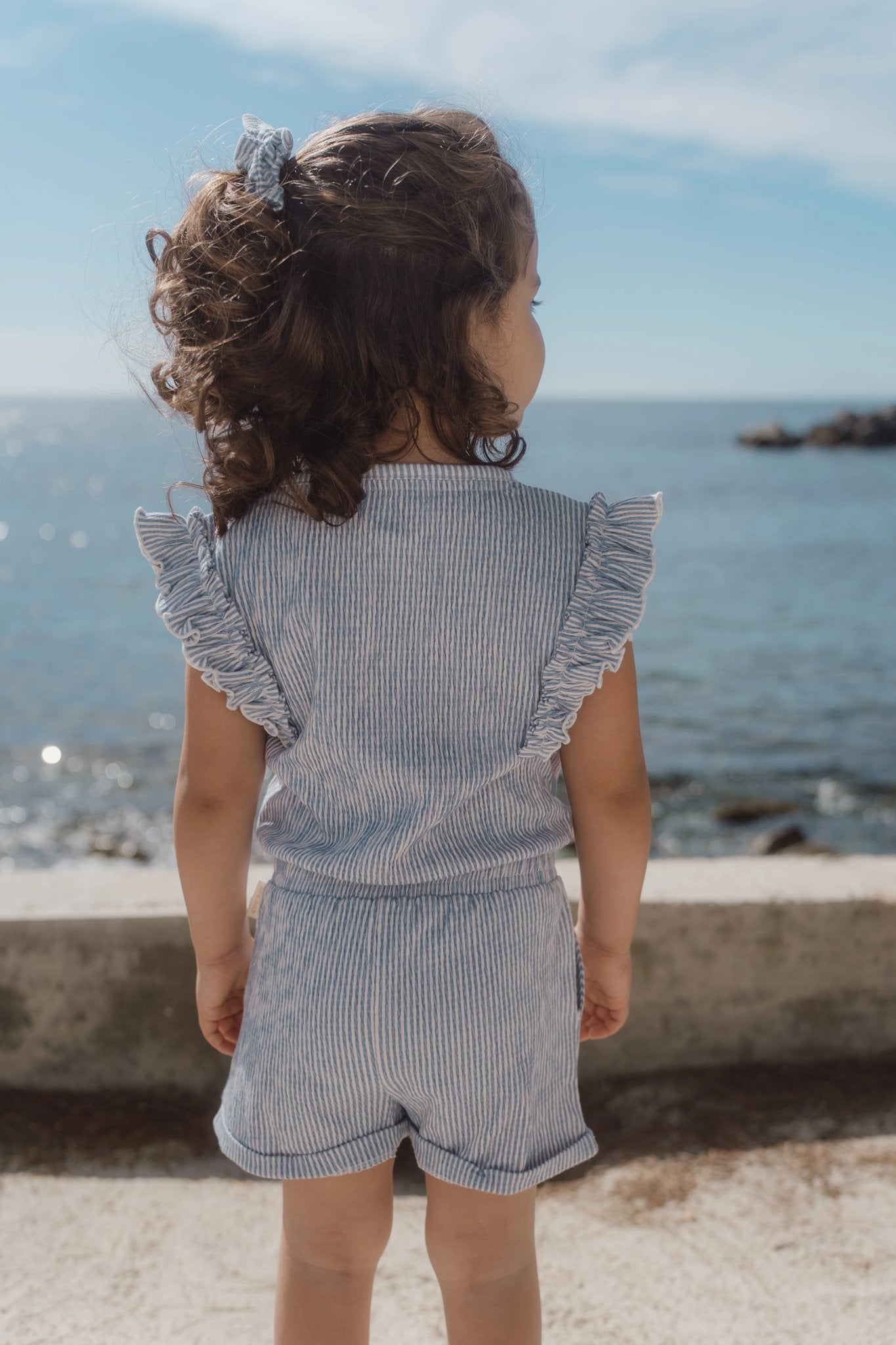 Jumpsuit denim Blue Stripe