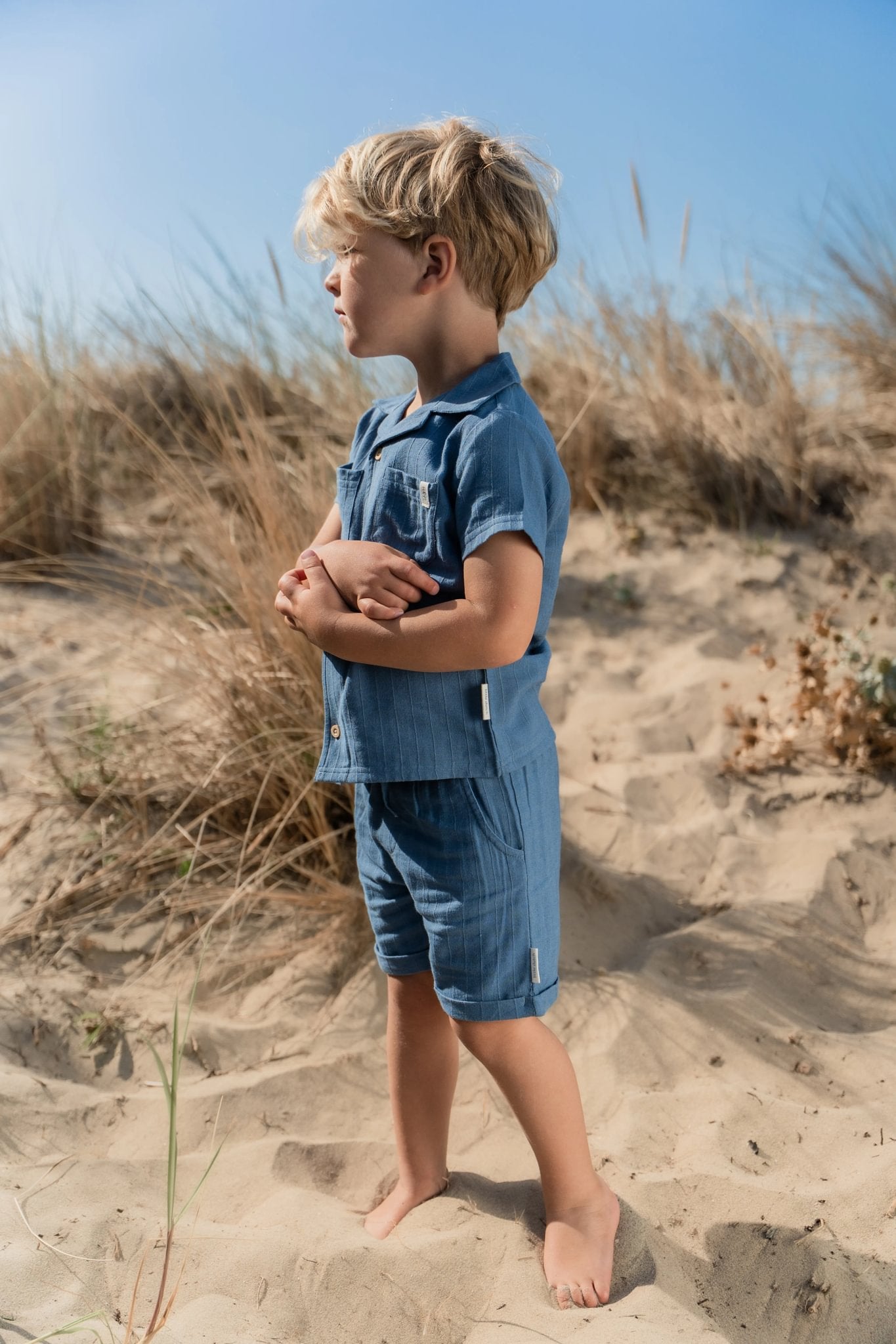 Short Indigo
