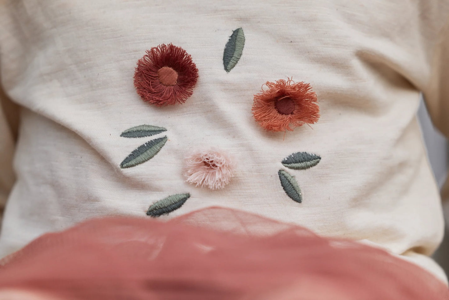 T-shirt lange mouw "Vanilla"