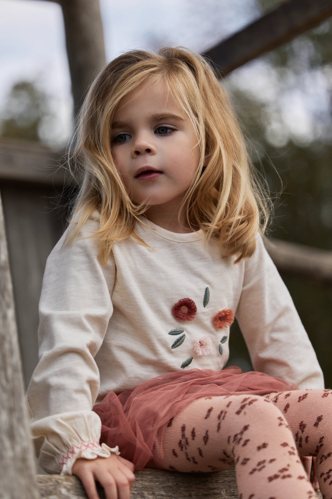 T-shirt lange mouw "Vanilla"