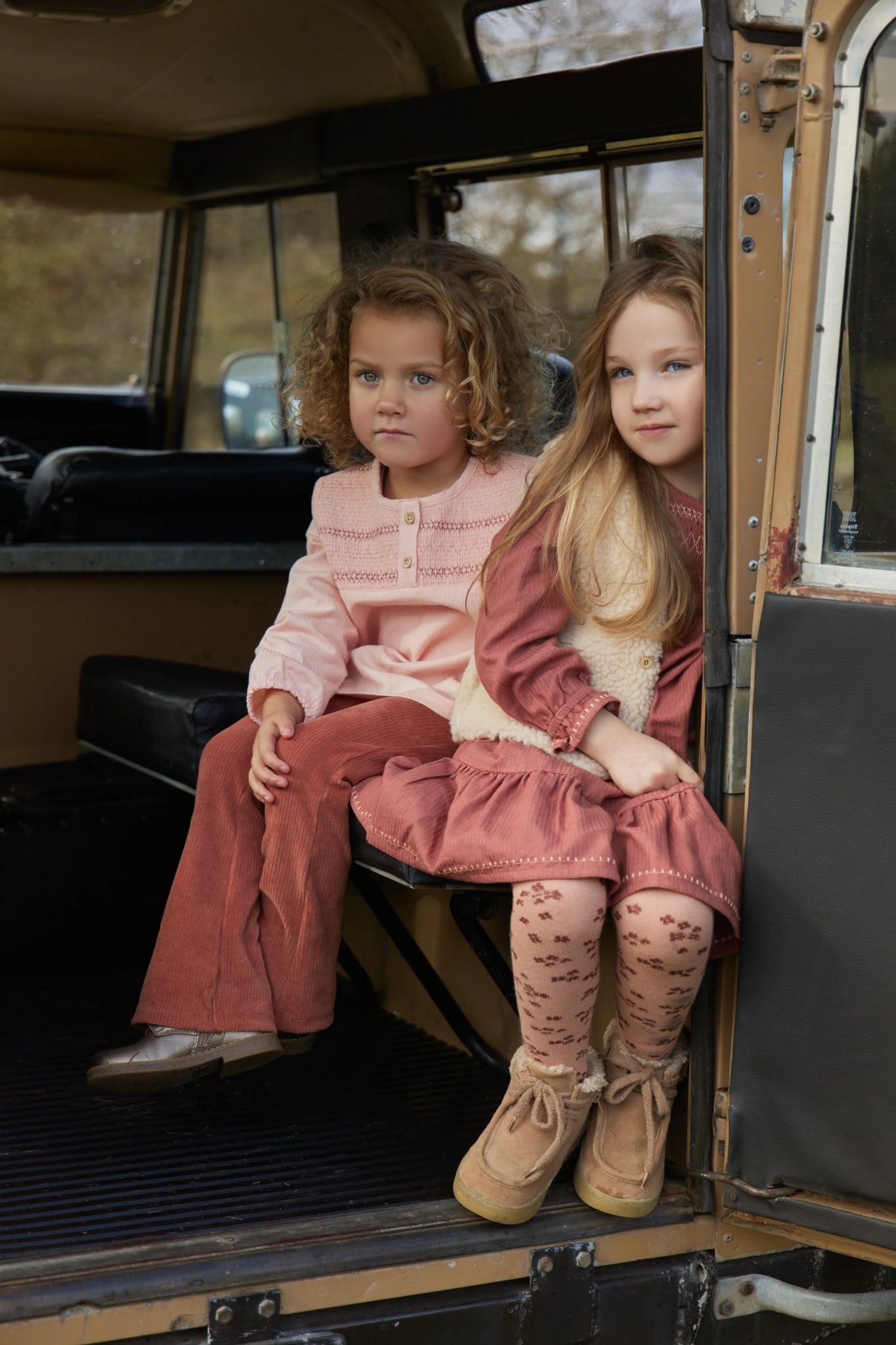 Flared broek "Deep Berry"