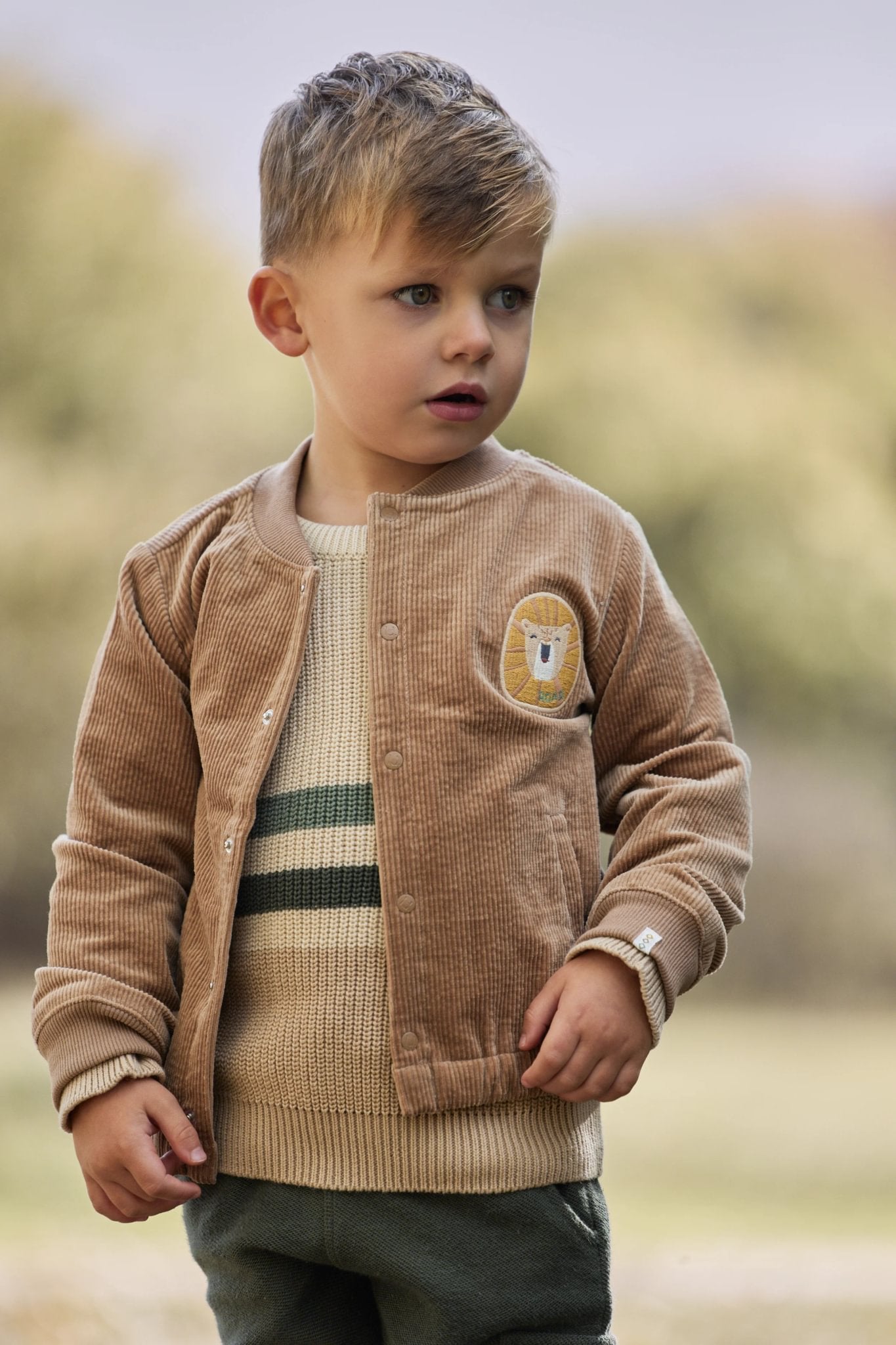 Gebreide trui "Warm Taupe"