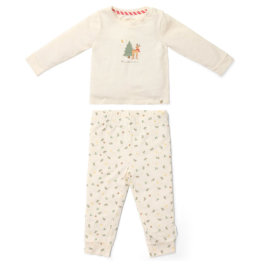 Kerstpyjama "Little Christmas" tweedelig