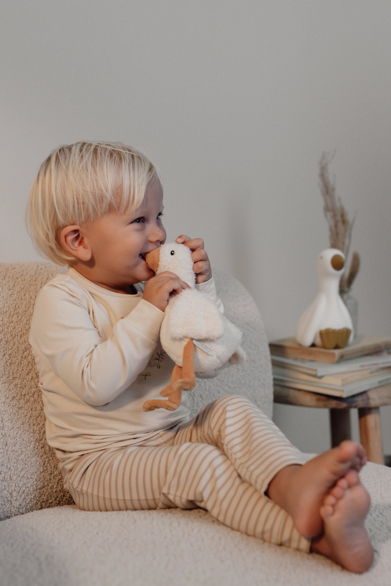 Little Dutch tweedelige pyjama's - zand- gestreept