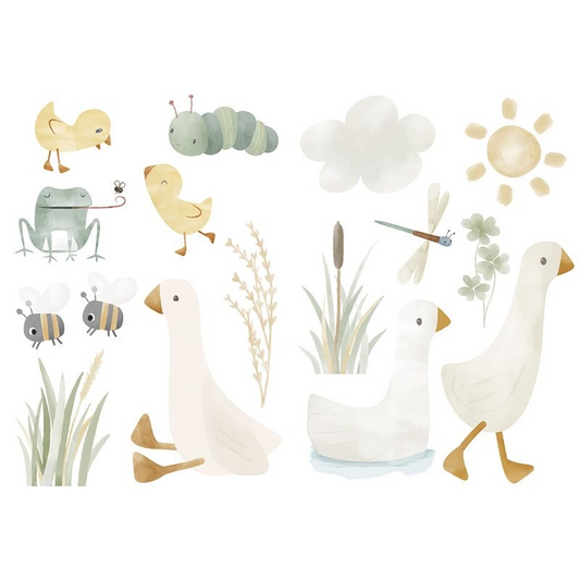 Little Dutch muurstickers Little Goose